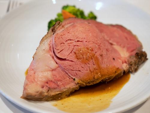1/2 Seasoned Prime Rib (Choice Grade) 7-9#. $17.8 per #
